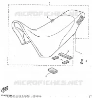 SELLE voor Yamaha TT600R 1997