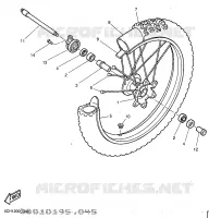 VOORWIEL voor Yamaha TT600R 1997