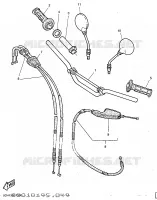STUUR / KABEL voor Yamaha TT600R 1997