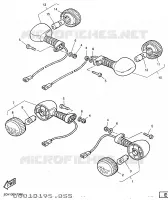 KNIPPERLICHT voor Yamaha TT600R 1997