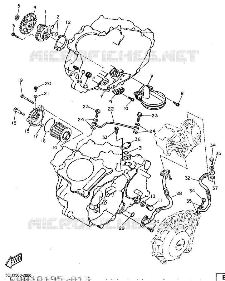 OLIEPOMP Yamaha MOTO 600 1997 TTR  TT600R