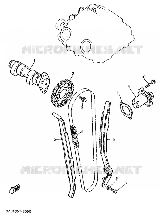 NOKKENAS / KETTING Yamaha MOTO 600 1997 TTR  TT600R