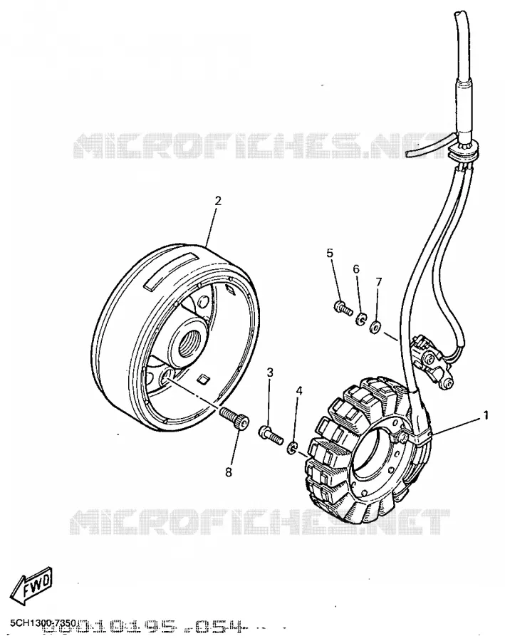 DYNAMO Yamaha MOTO 600 1997 TTR  TT600R
