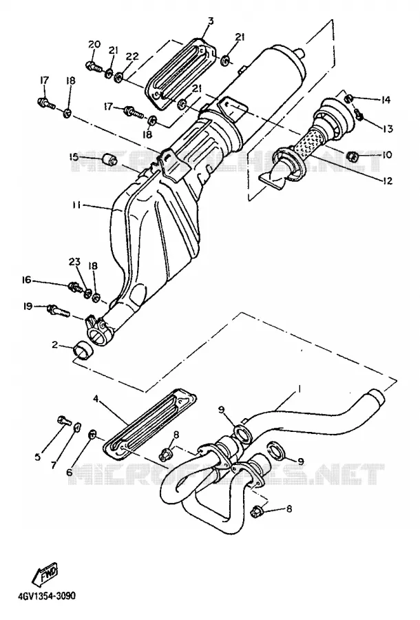 UITLAAT Yamaha MOTO 600 1993 TT  TT600S