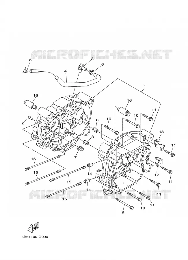 CARTERDELEN Yamaha MOTO 110 2008 TTRE  TT-R110E
