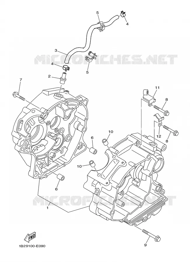 CARTERDELEN Yamaha MOTO 125 2006 TTR  TTR125
