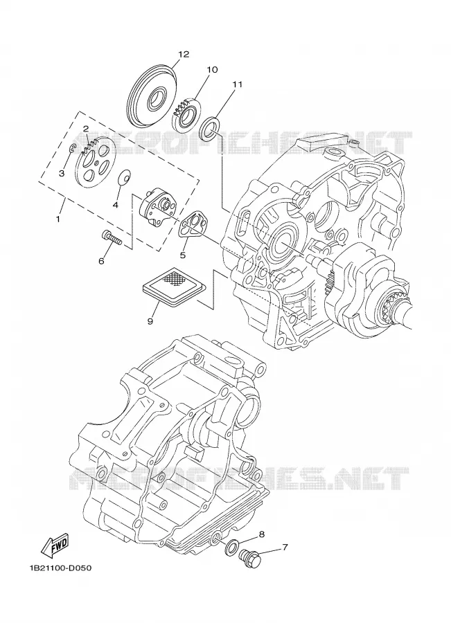 OLIEPOMP Yamaha MOTO 125 2005 TTRE  TTR125ET