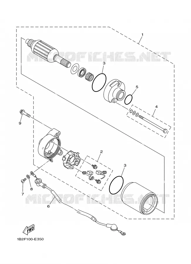 STARTMOTOR Yamaha MOTO 125 2007 TTRE  TTR125EW
