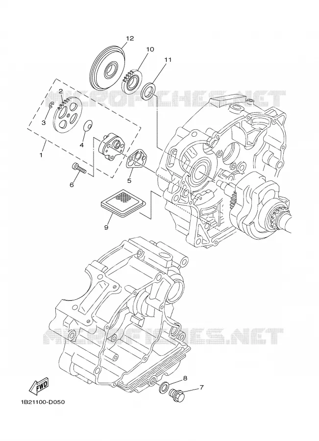OLIEPOMP Yamaha MOTO 125 2007 TTRE  TTR125EW