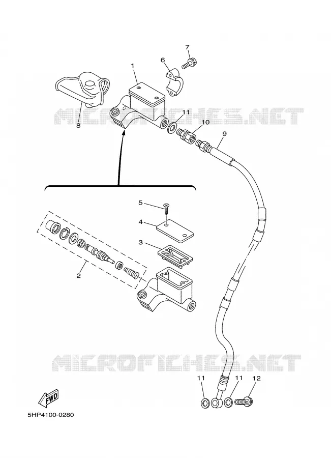 POMP VOOR Yamaha MOTO 125 2002 TTR  TTR125L