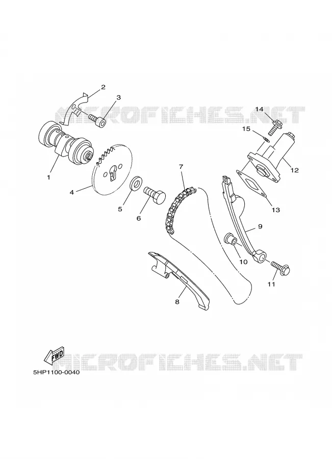 NOKKENAS / KETTING Yamaha MOTO 125 2007 TTR  TTR125L