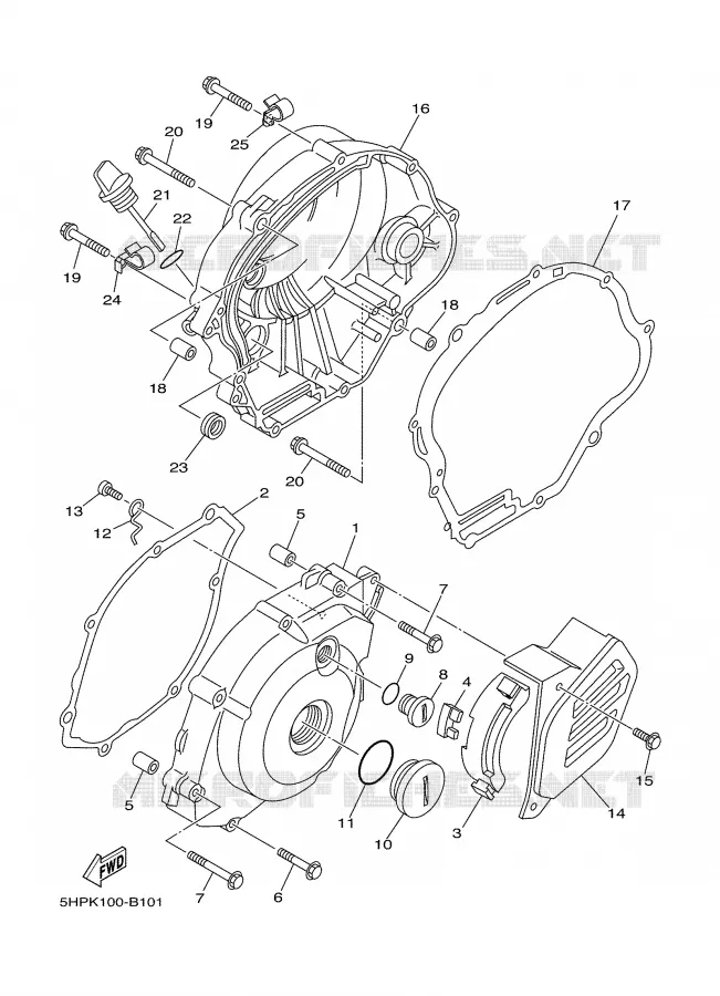 DEKSEL - MOTOR 1 Yamaha MOTO 125 2004 TTR  TTR125LE