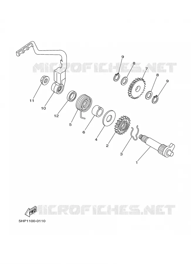 STARTMOTOR Yamaha MOTO 125 2004 TTR  TTR125LE