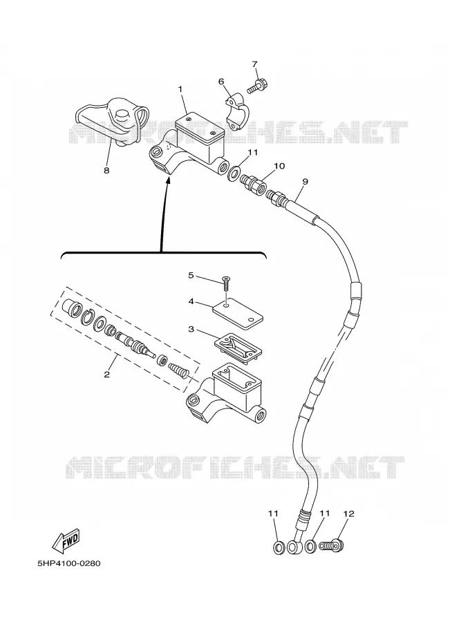 POMP VOOR Yamaha MOTO 125 2004 TTR  TTR125LE