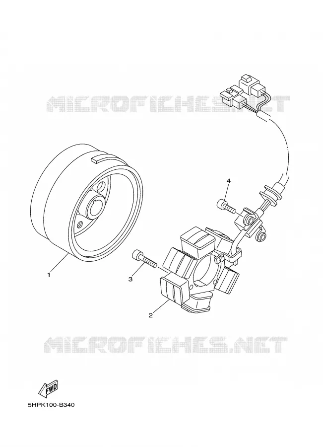 DYNAMO Yamaha MOTO 125 2004 TTR  TTR125LE