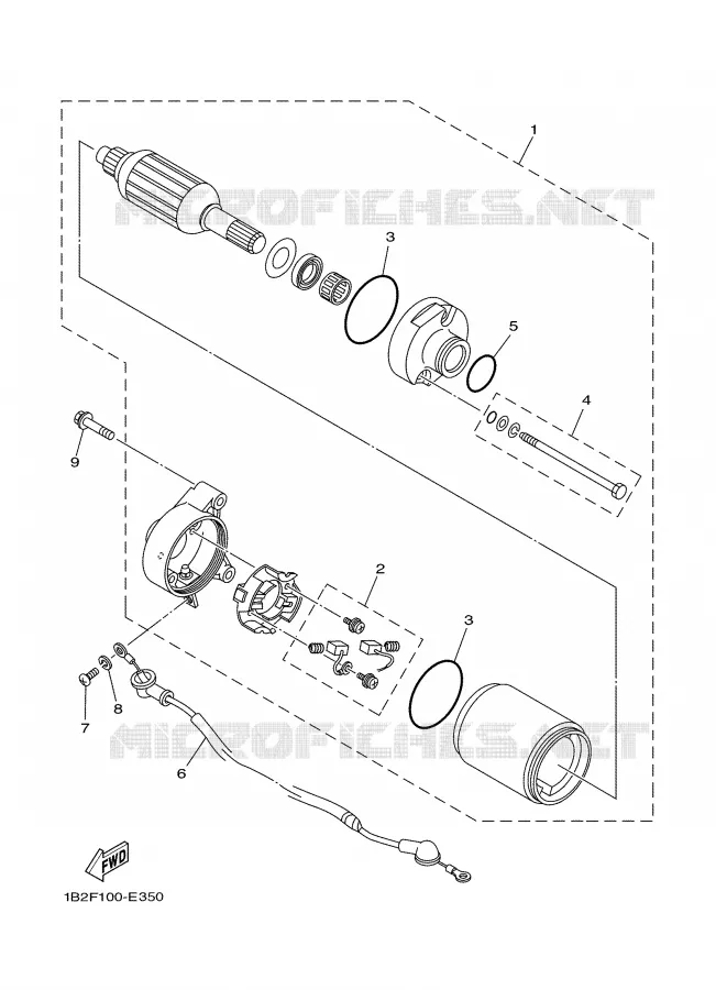 STARTMOTOR Yamaha MOTO 125 2006 TTR  TTR125LE