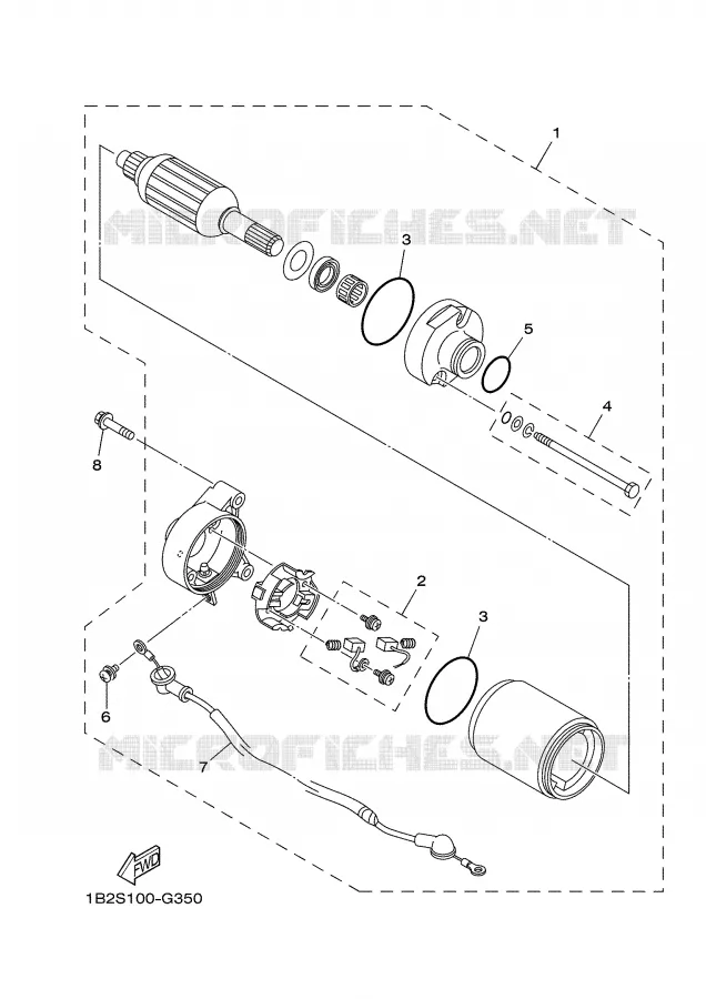 STARTMOTOR Yamaha MOTO 125 2009 TTR  TT-R125LEY