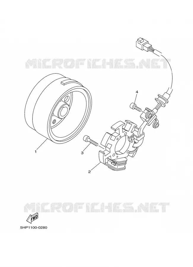 DYNAMO Yamaha MOTO 125 2000 TTR  TTR125LM