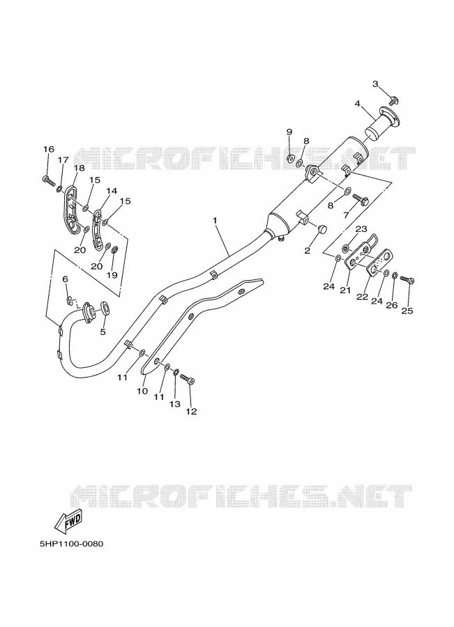 UITLAAT Yamaha MOTO 125 2000 TTR  TTR125LM