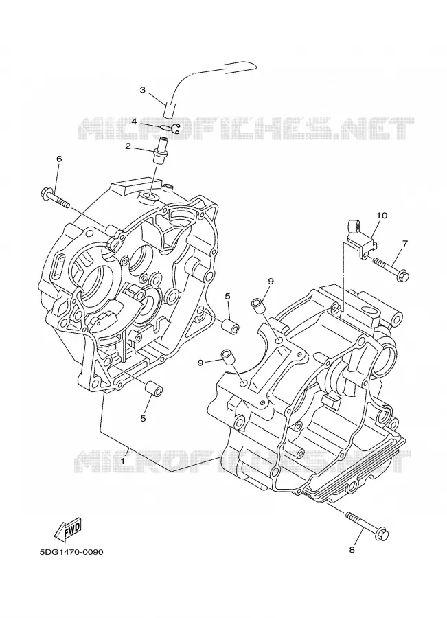 CARTERDELEN Yamaha MOTO 125 2002 TTR  TTR125LP