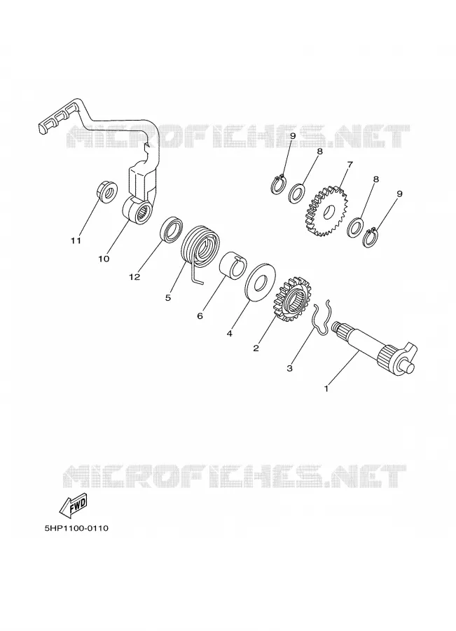 STARTMOTOR Yamaha MOTO 125 2003 TTR  TTR125LR