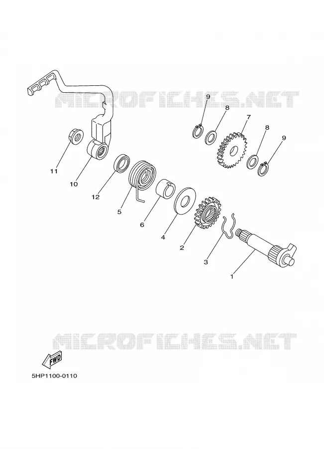 STARTMOTOR Yamaha MOTO 125 2004 TTR  TTR125LS