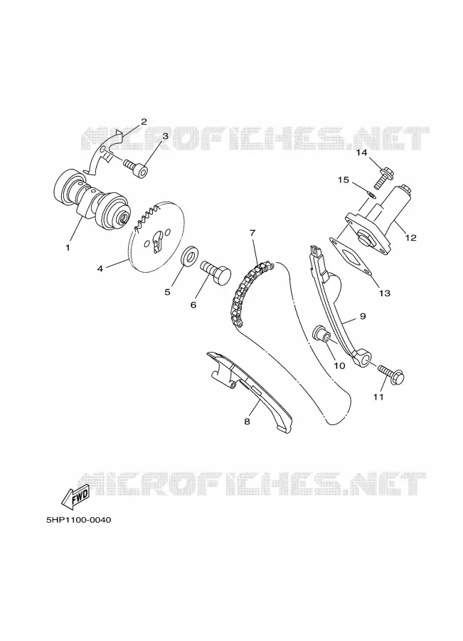 NOKKENAS / KETTING Yamaha MOTO 125 2005 TTR  TT-R125LT