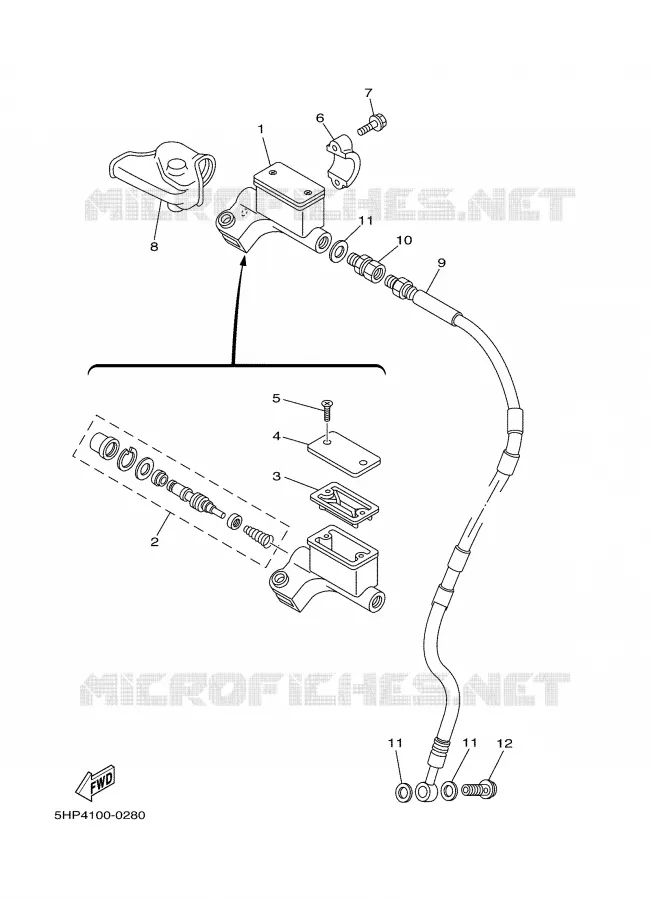 POMP VOOR Yamaha MOTO 125 2005 TTR  TTR125LT