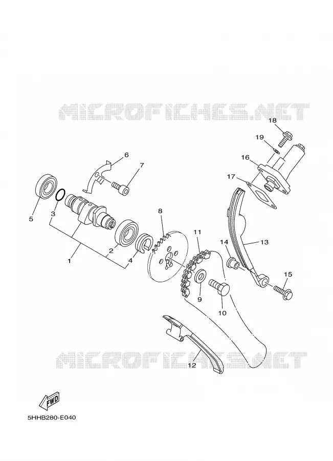 NOKKENAS / KETTING Yamaha MOTO 125 2008 TTR  TTR125LX