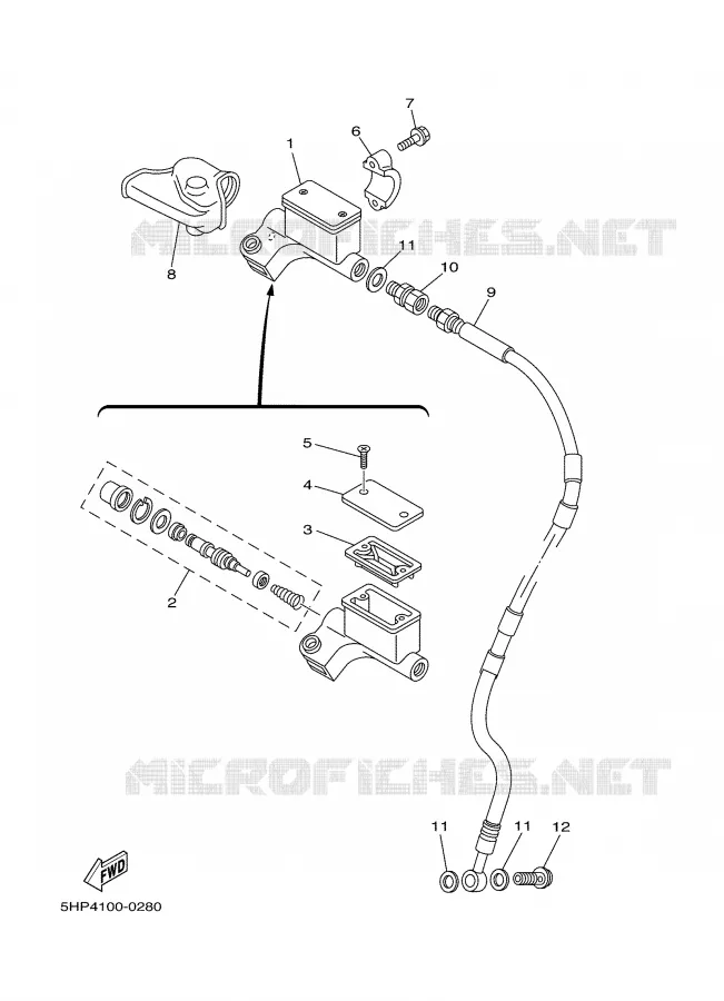 POMP VOOR Yamaha MOTO 125 2008 TTR  TTR125LX