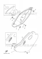 ZIJKUIPDEEL voor Yamaha TTR125N 2001