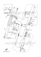 VOORVORK 2 voor Yamaha TTR125N 2001