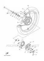 VOORWIEL voor Yamaha TTR125N 2001