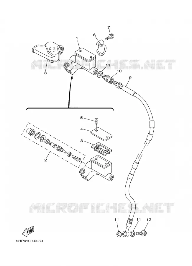 POMP VOOR Yamaha MOTO 125 2006 TTR  TTR125V
