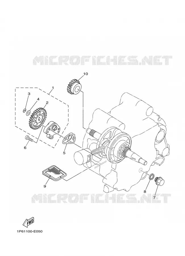 OLIEPOMP Yamaha MOTO 50 2007 TTRE  TTR50E