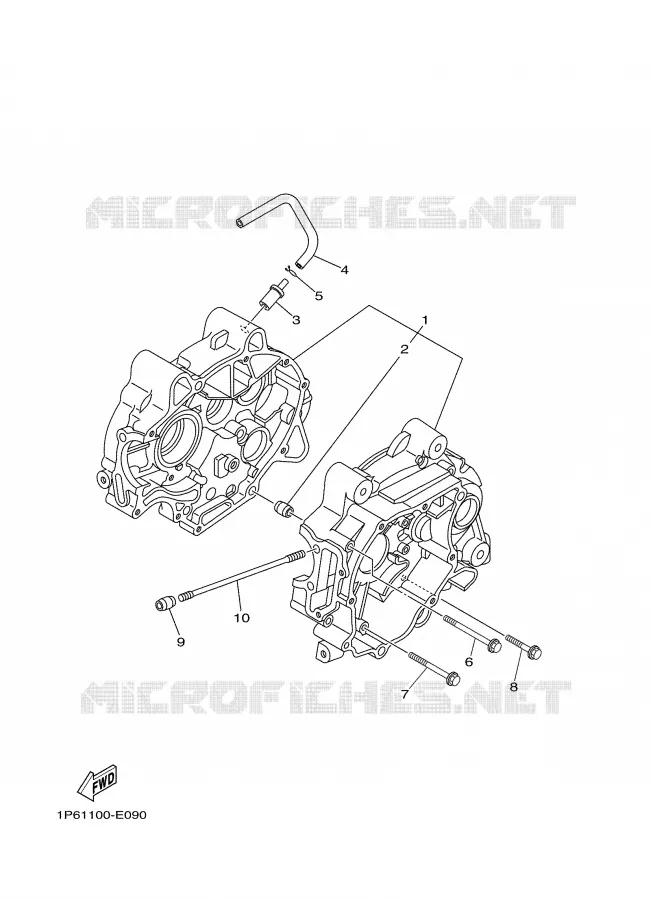 CARTERDELEN Yamaha MOTO 50 2007 TTRE  TTR50EW