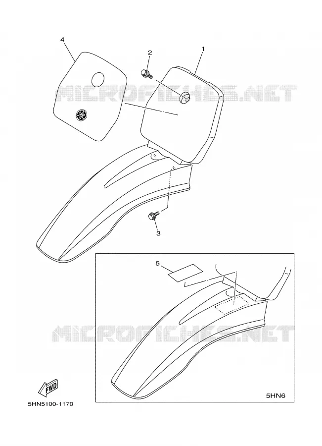 SPATBORD Yamaha MOTO 90 2001 TTR  TTR90