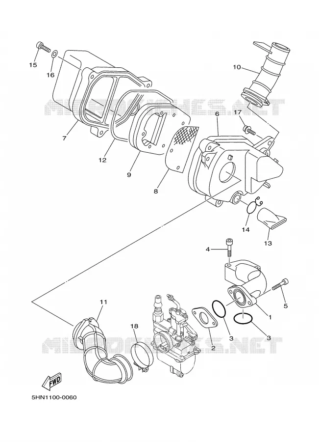 INLAAT Yamaha MOTO 90 2003 TTR  TTR90
