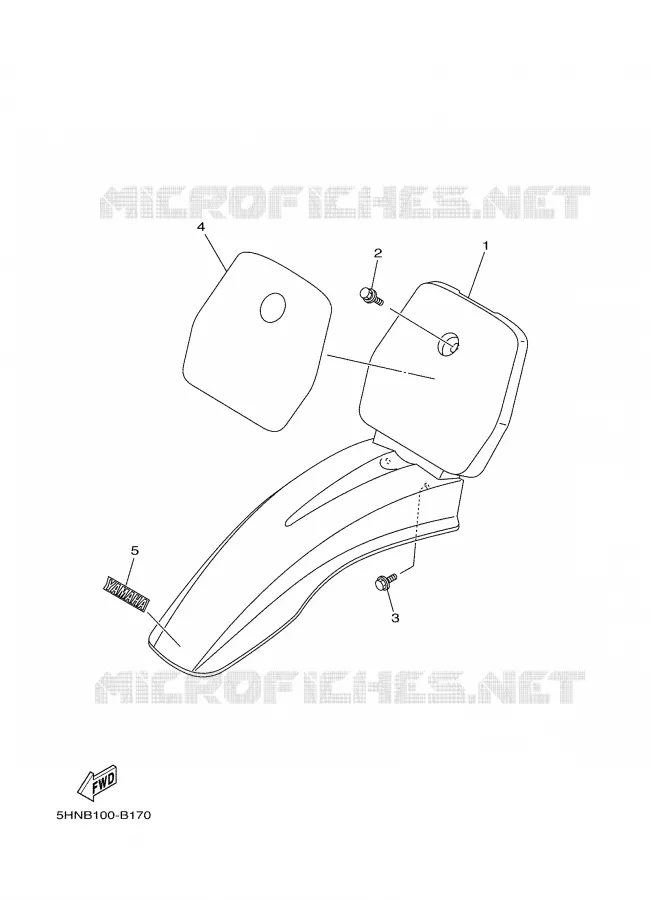 SPATBORD Yamaha MOTO 90 2003 TTR  TTR90