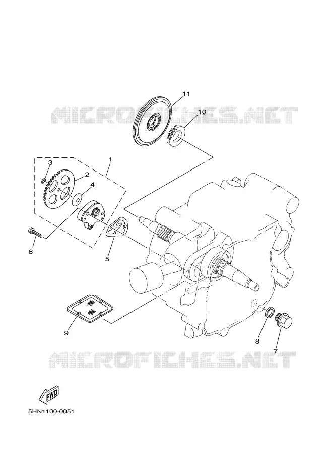 OLIEPOMP Yamaha MOTO 90 2004 TTR  TTR90