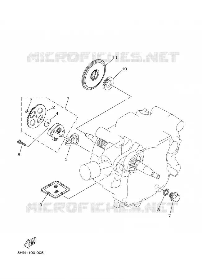 OLIEPOMP Yamaha MOTO 90 2006 TTR  TTR90