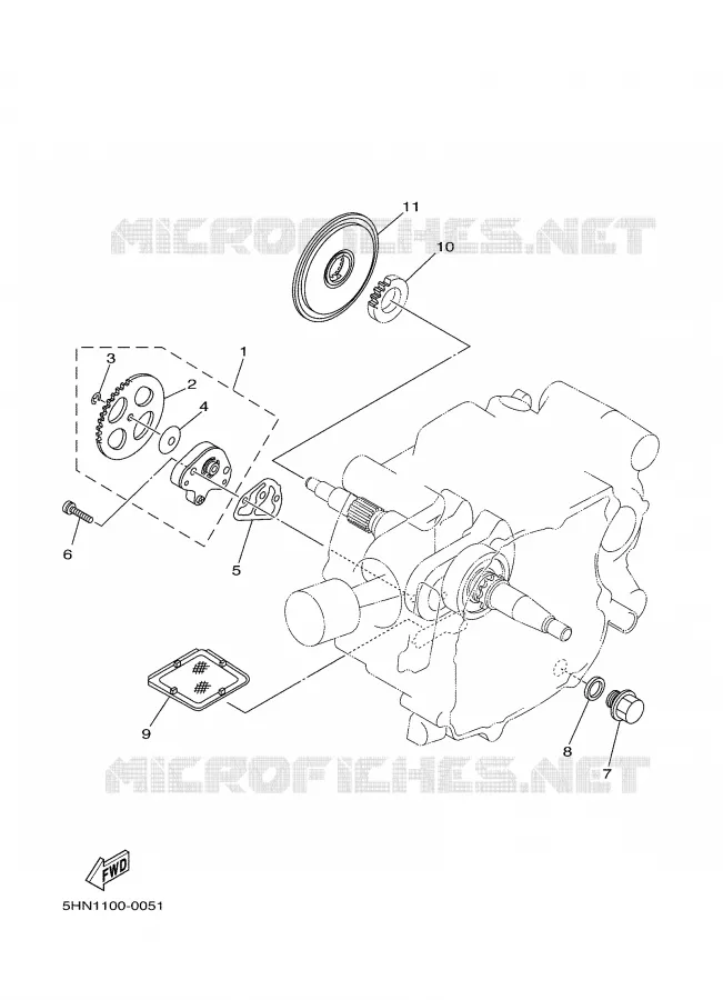OLIEPOMP Yamaha MOTO 90 2003 TTRE  TTR90E