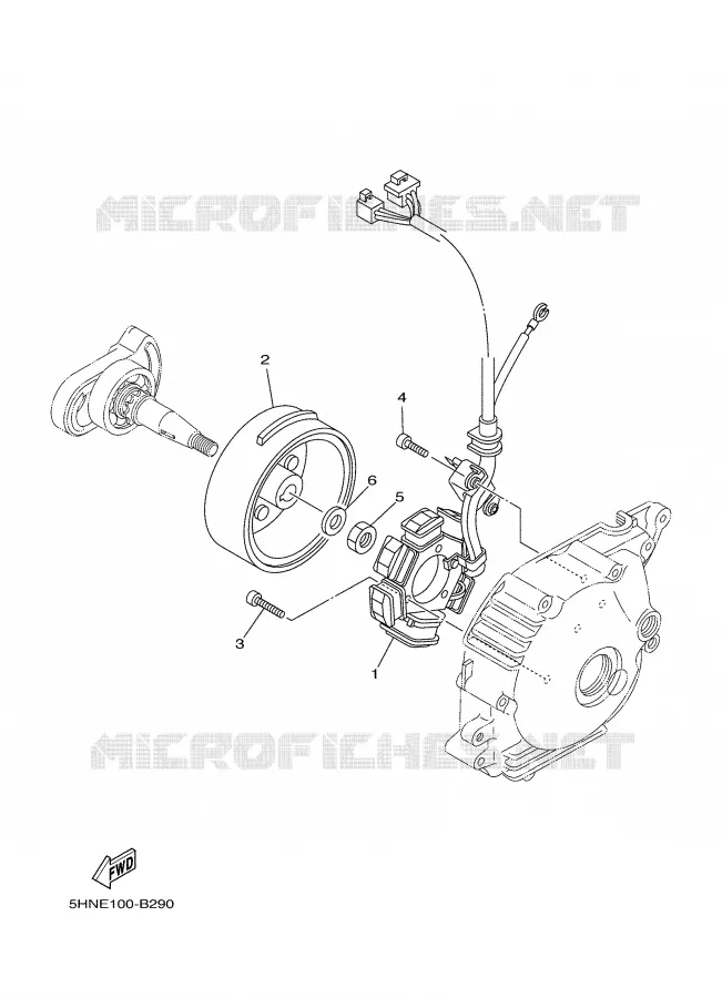 DYNAMO Yamaha MOTO 90 2003 TTRE  TTR90E