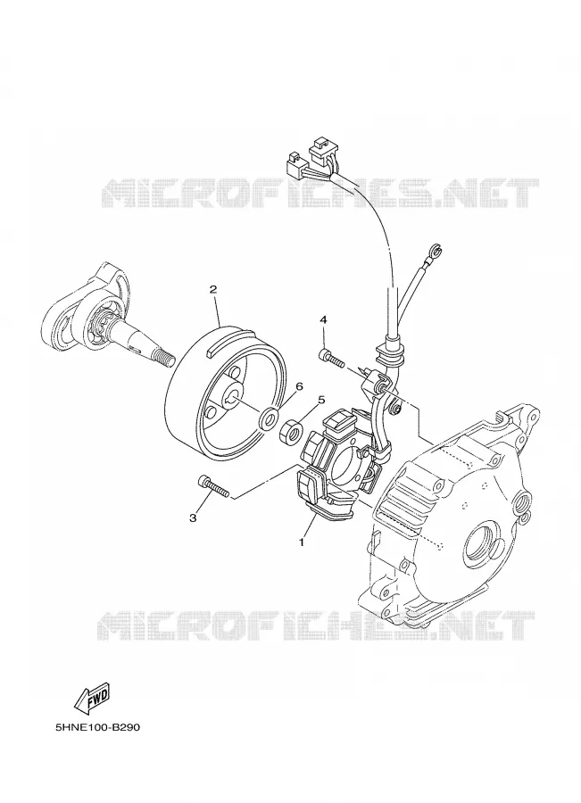 DYNAMO Yamaha MOTO 90 2003 TTRE  TTR90ER