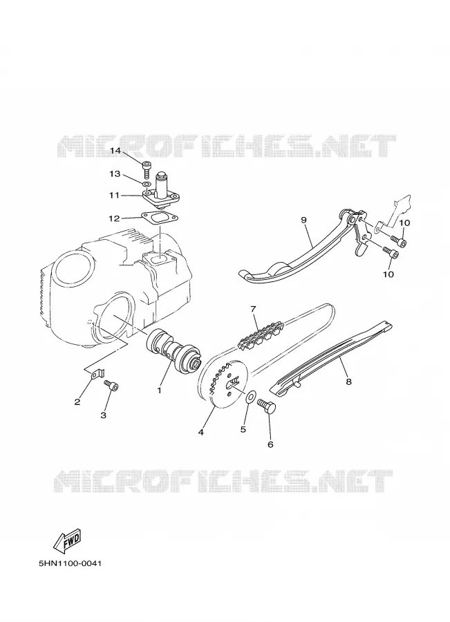 NOKKENAS / KETTING Yamaha MOTO 90 2005 TTRE  TTR90ET