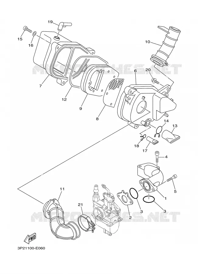 INLAAT Yamaha MOTO 90 2006 TTRE  TTR90EV