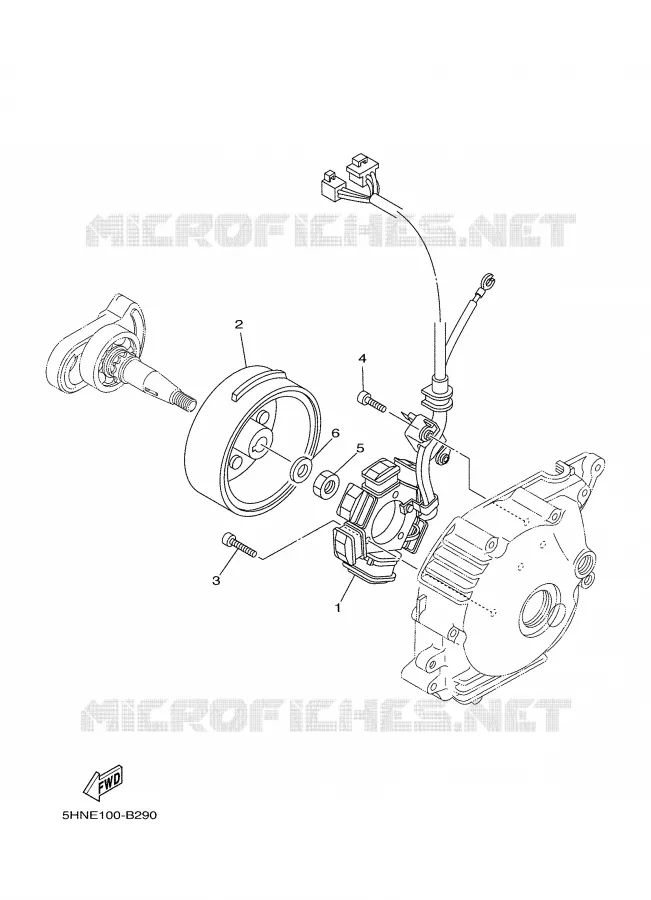 DYNAMO Yamaha MOTO 90 2006 TTRE  TTR90EV