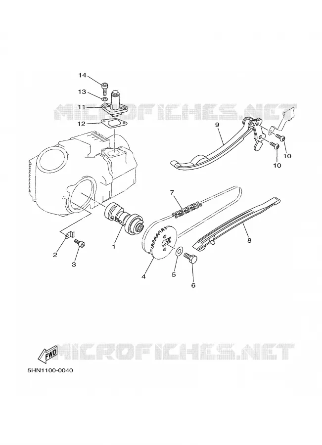 NOKKENAS / KETTING Yamaha MOTO 90 2000 TTR  TTR90M