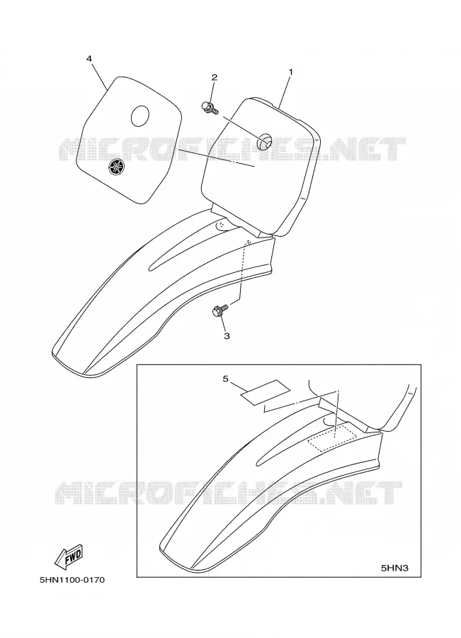 SPATBORD Yamaha MOTO 90 2000 TTR  TTR90M