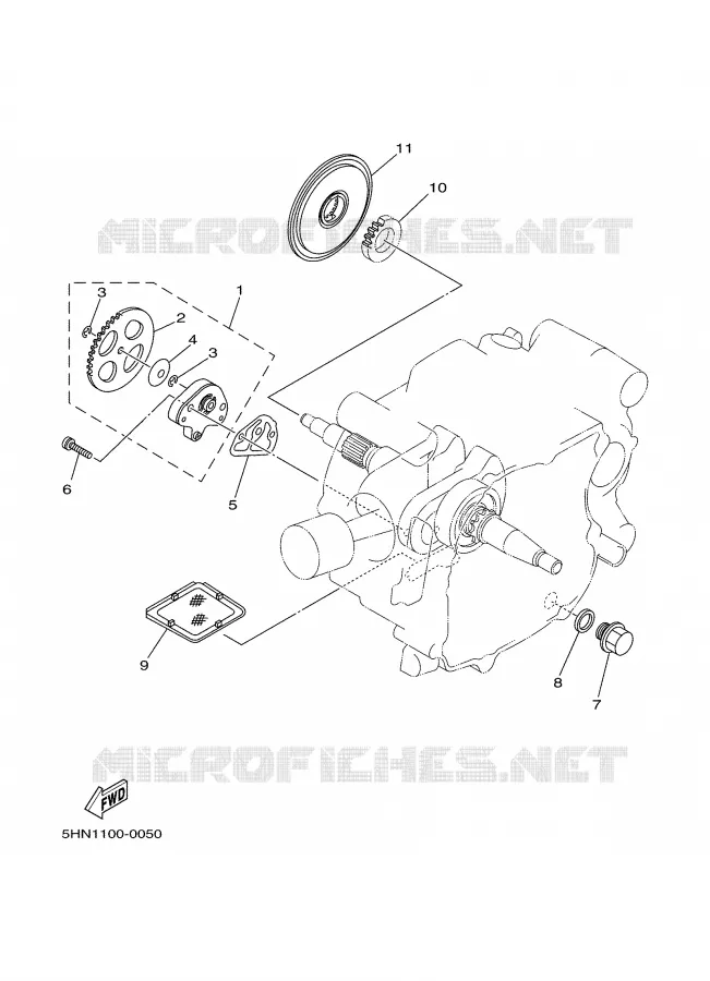 OLIEPOMP Yamaha MOTO 90 2002 TTR  TTR90P